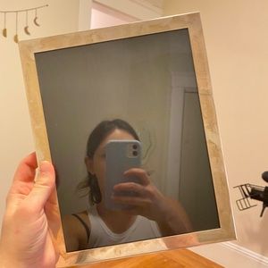 Tiffany 7x9 thin sterling silver photo frame